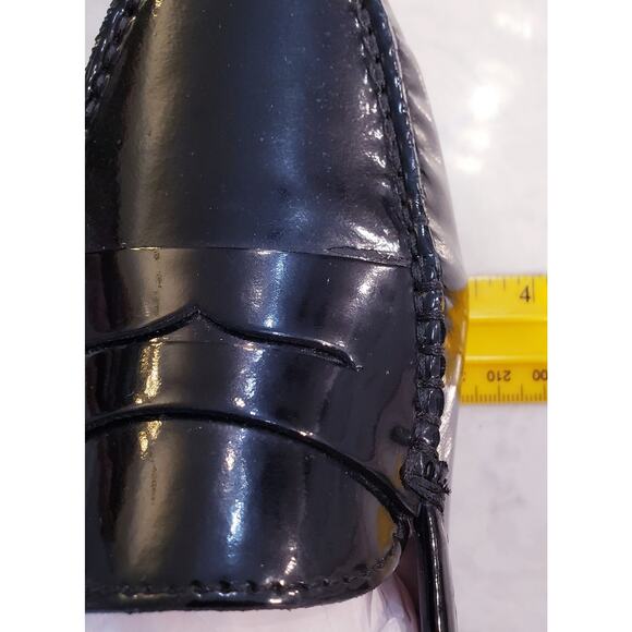 TOD'S Gommino Black Patent Leather Driving Shoes Penny Loafers Women's 36/US6 - Picture 14 of 16